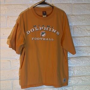 NFL Reebok Gridiron Classic Miami Dolphins Orange T-Shirt